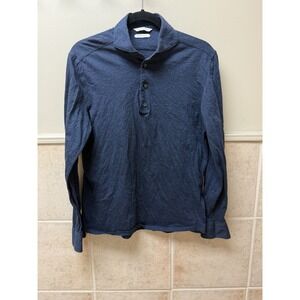 Suit Supply Polo Men's Shirt.Extra Slim Fit.Egyptian Cotton.Navy.Sz 39/40